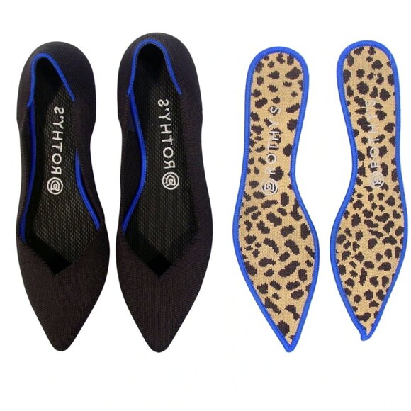 ROTHY'S The Point $145 Ballet Flats + Extra Insoles Sz 9.5 - Picture 2 of 8